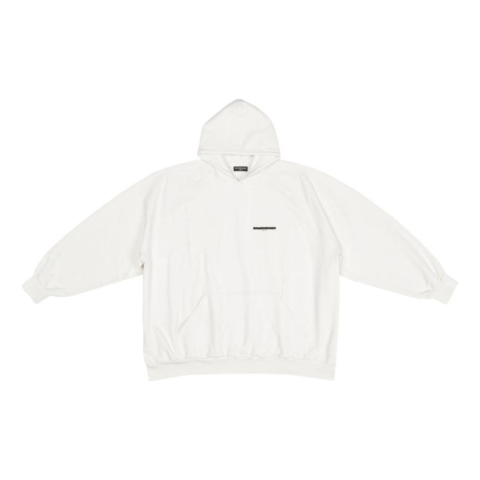 Balenciaga Strike 1917 Oversized Hoodie 'White' 697879TMVH29800