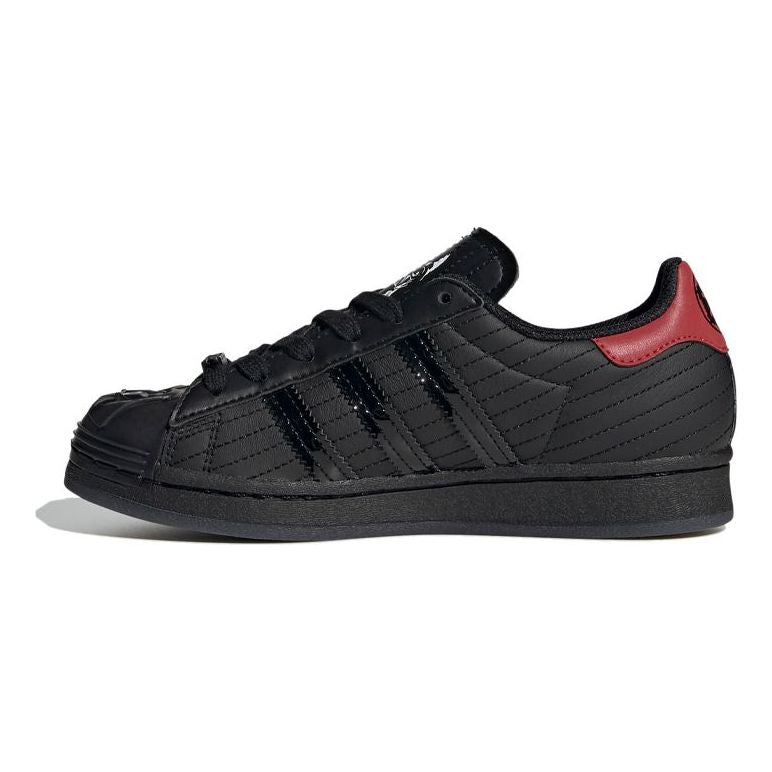 (GS) adidas x Star War Superstar J 'Black Red' FY0130
