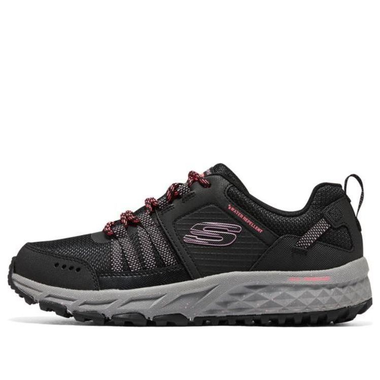 (WMNS) Skechers Outdoor Trekking Low Cut 'Black Red Grey' 180061C-BKHP