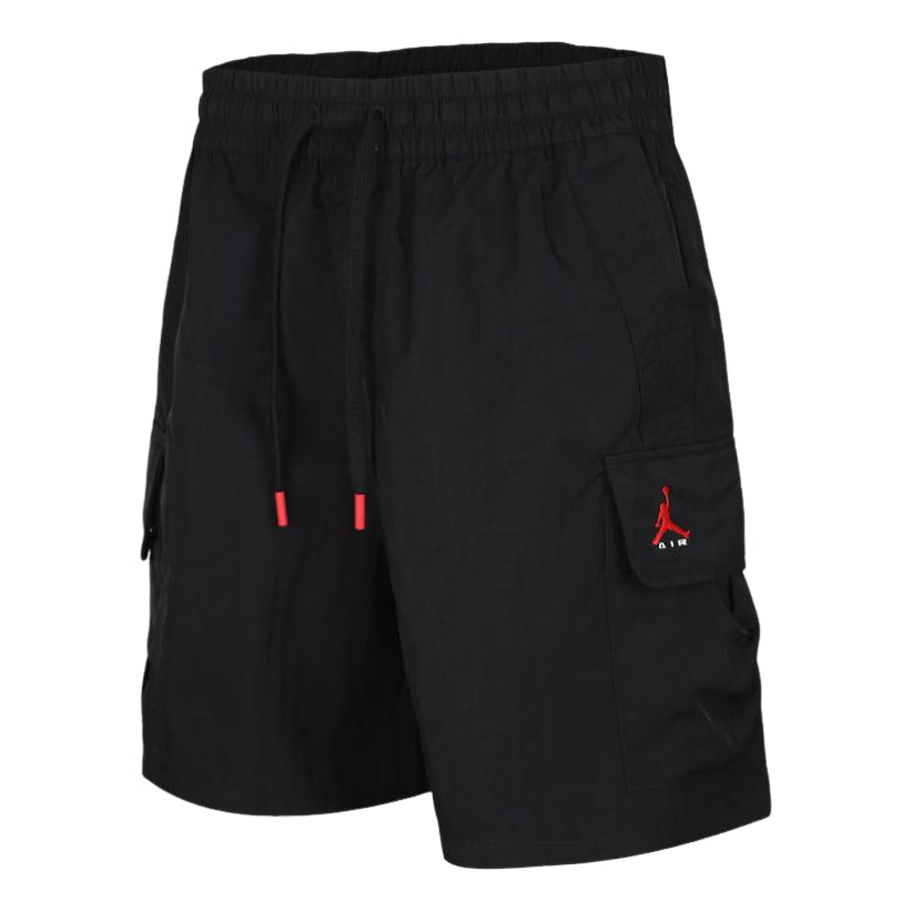 Air Jordan Brooklyn Woven Cargo Shorts 'Black University Red' IM8968-010