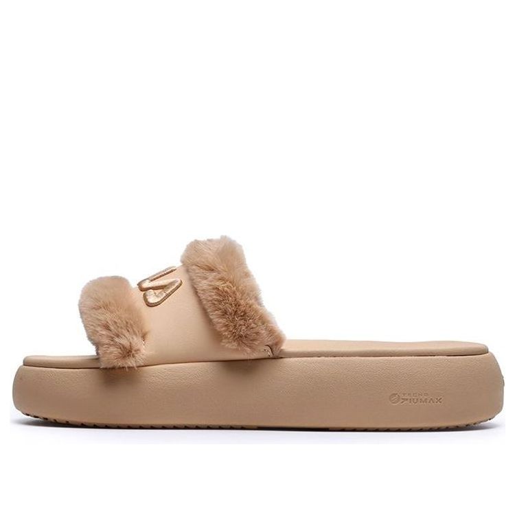 (WMNS) FILA Donut Furry 'Tan' F12W221507FDM
