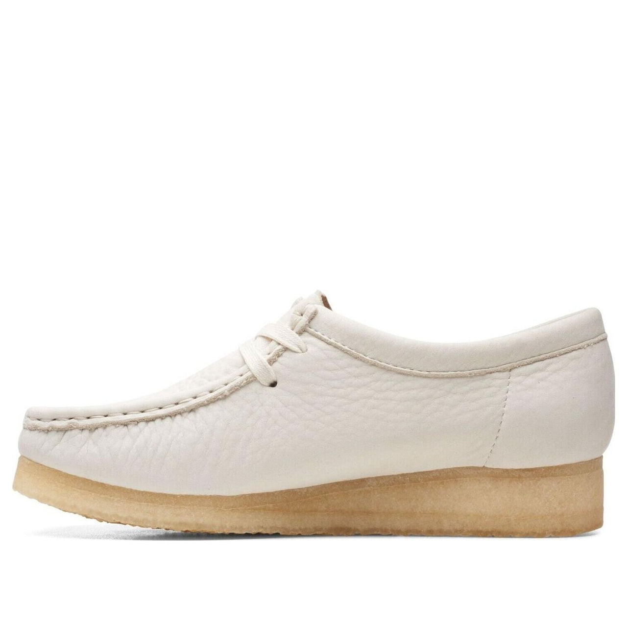 (WMNS) Clarks Wallabee 'White Nubuck' 26165560