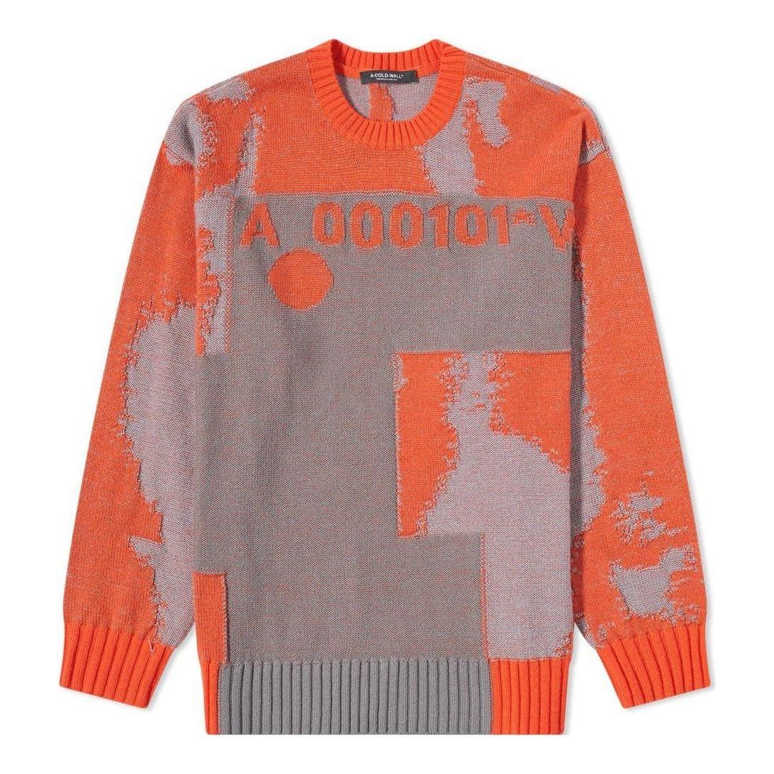 A-COLD-WALL* Erosion Oversized Crew Knit 'Volt Red' ACWMK077-RD