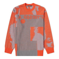 A-COLD-WALL* Erosion Oversized Crew Knit 'Volt Red' ACWMK077-RD