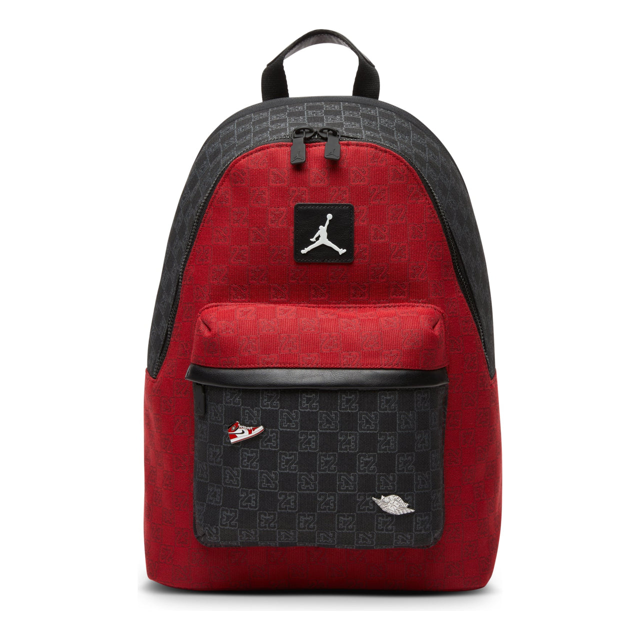 Jordan Monogram Backpack 20L 'Black Red' FJ6784-636
