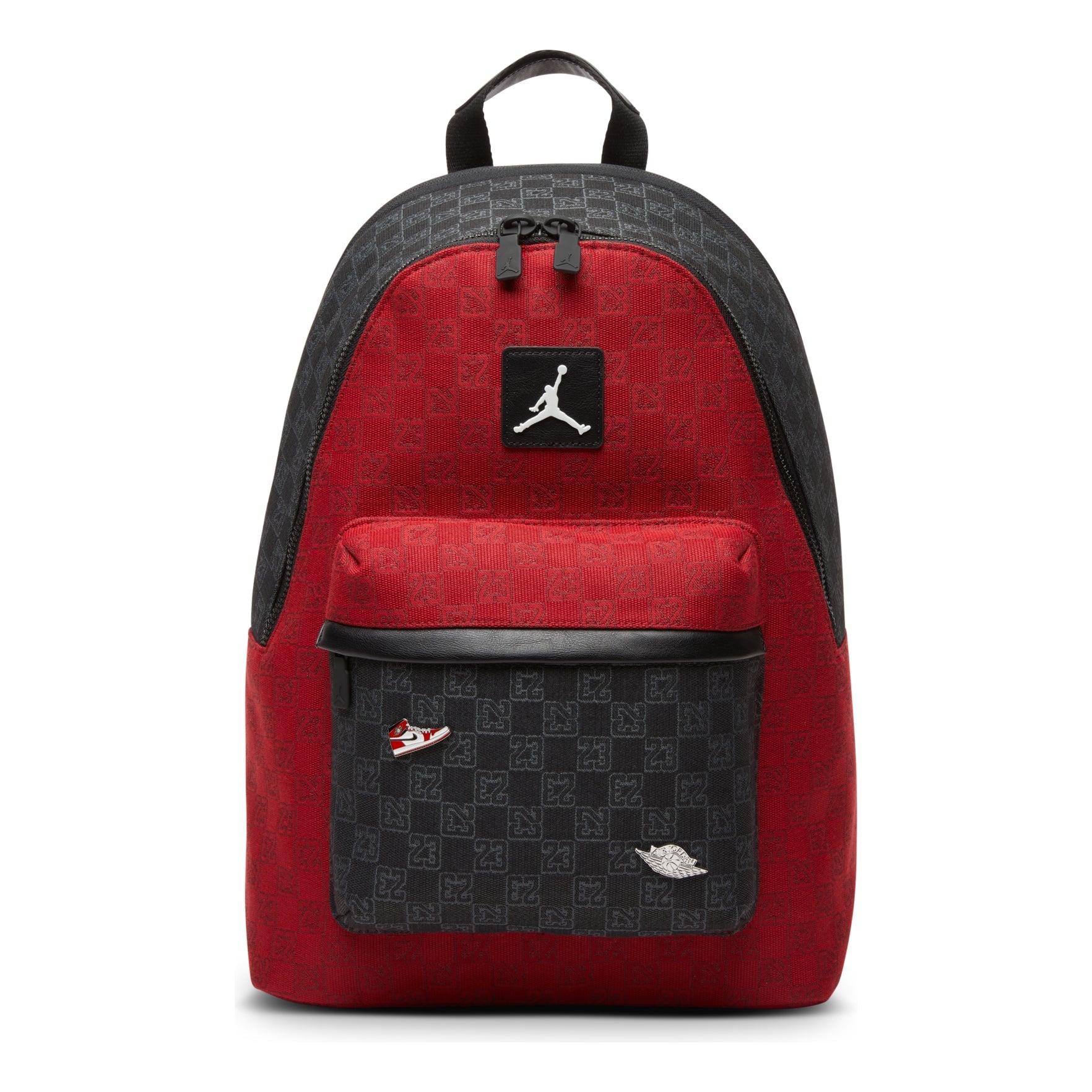 Jordan Monogram Backpack 20L 'Black Red' FJ6784-636