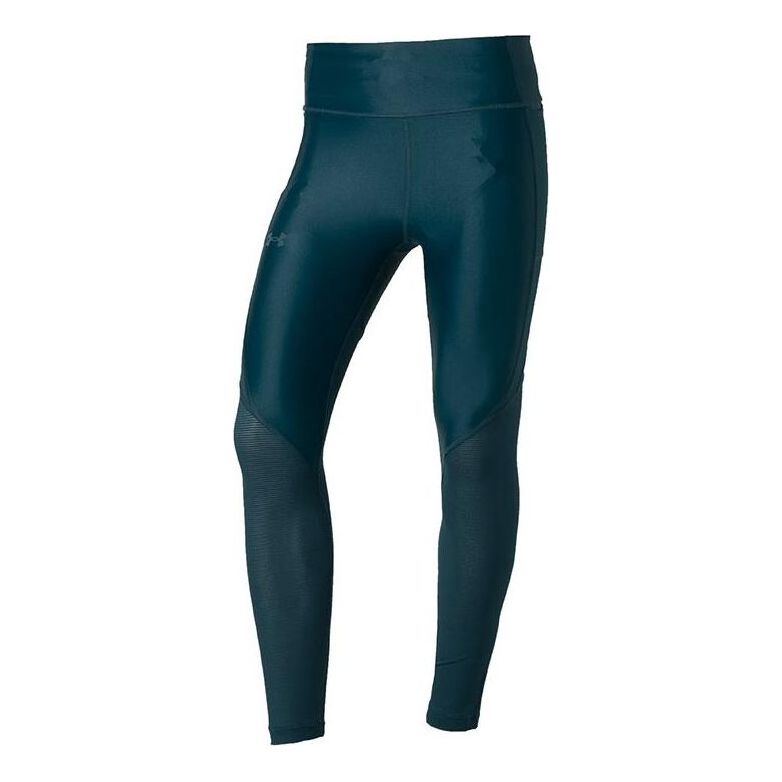 (WMNS) Under Armour Iso-Chill Run 7/8 Leggings 'Dark Green' 1361364-463