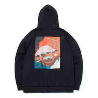 Li-Ning CF Series x Dunhuang Museum Crossover Pullover Hoodie 'Black' AWDQB67-1