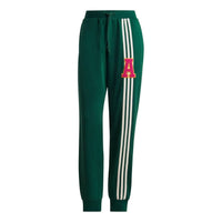 (WMNS) adidas Originals 3-Stripes Leg Sweat Pants 'Green White' IC5240