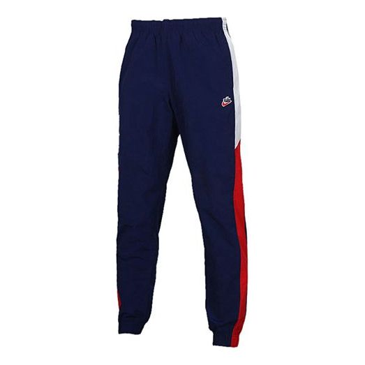 Nike As Sportswear He Wr Pant Wvn Sign 'Navy Blue Red' CJ5485-492