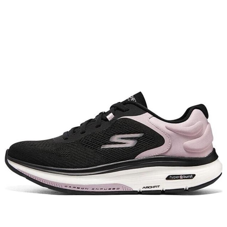 (WMNS) Skechers Go Walk Work Out 'Black Mauve' 124946-BKMV