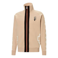 PUMA x PRONOUNCE Crossover Contrasting Colors Logo Casual Sports Knit Jacket Khaki 532141-20