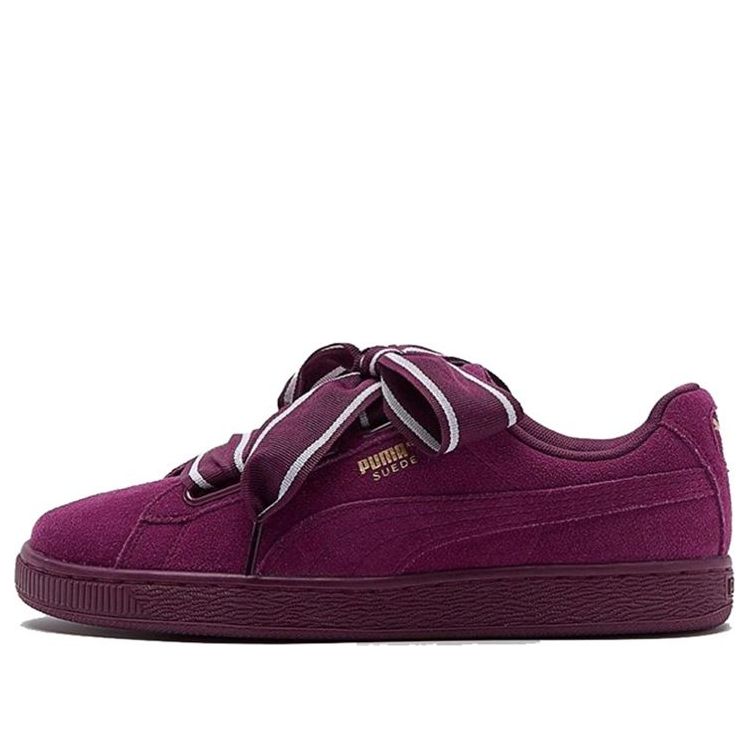 (WMNS) PUMA Suede Heart Satin 2 'Dark Purple' 364084-02