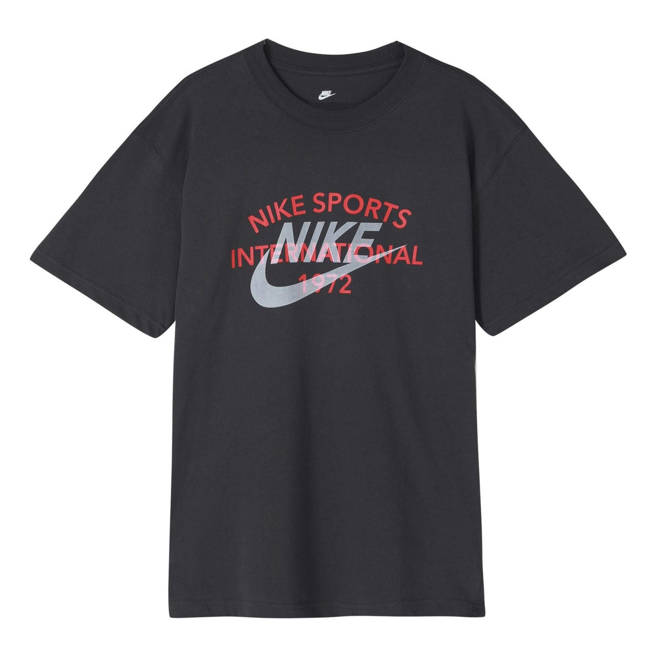 Men's Nike Sportswear Circa Hybird S/S Tee Logo Printing Round Neck Short Sleeve Gray DR8007-060