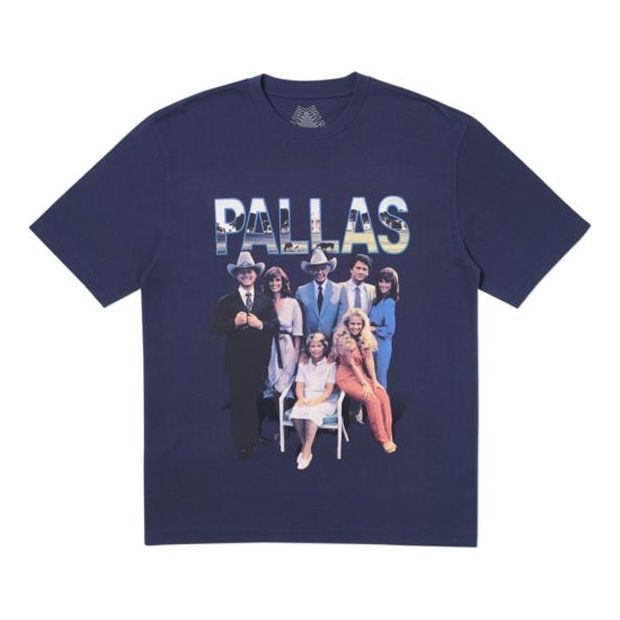 PALACE Pallas T-Shirt Character Short Sleeve Unisex Dark Blue P16TS070