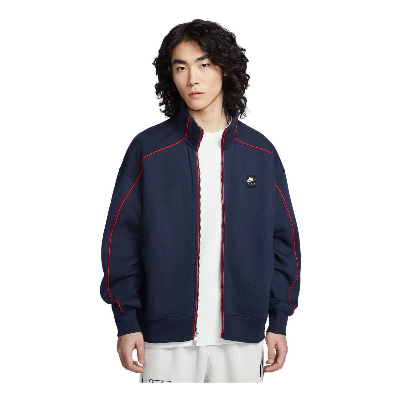 Nike Air Fleece Track Jacket 'Obsidian' IF1263-451