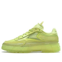 (GS) Reebok Cardi B x Club C J 'High Vis Green' H02528