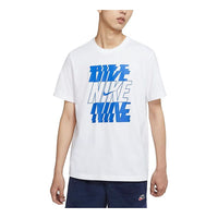 Nike Sportswear Alphabet Printing Casual Sports Short Sleeve White DB6476-100