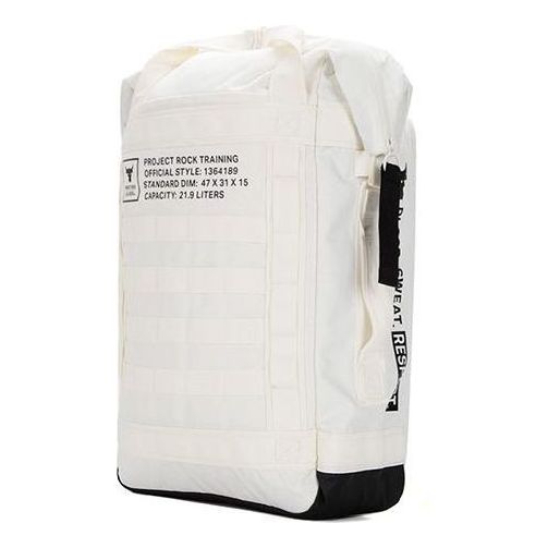 Under Armour Project Rock Box Duffle Backpack 'White' 1364189-130