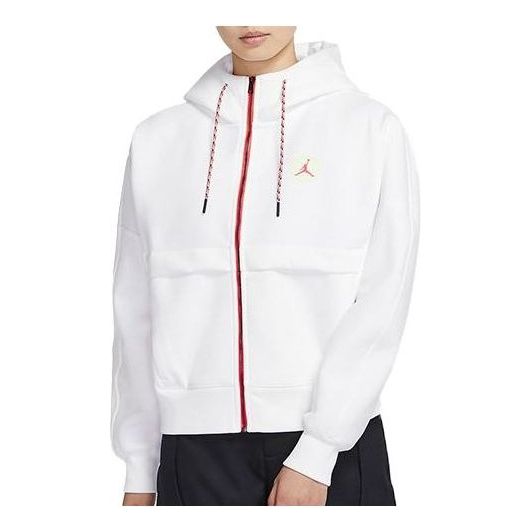 (WMNS) Air Jordan Utility Hooded Jacket 'White' CW6503-100
