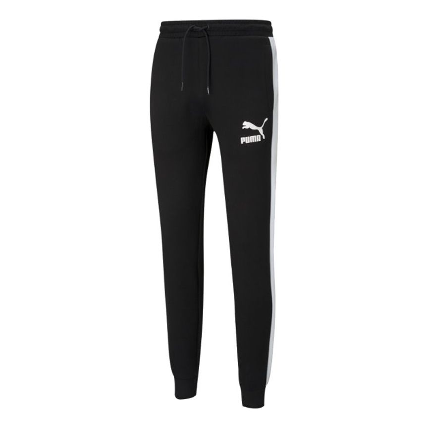 PUMA Iconic T7 New Summer Sports Pants Mens Black 531381-01