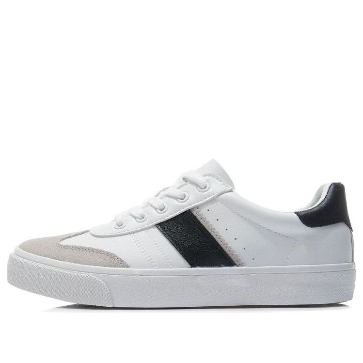 Li-Ning Vulc Lite Low 'White Black' AGCR339-2