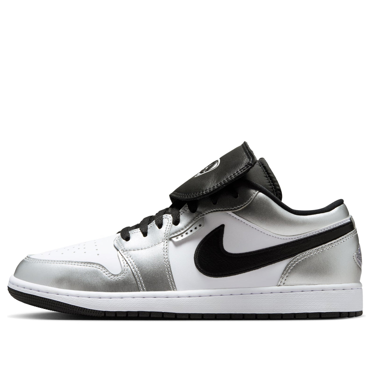 Air Jordan 1 Low SE 'Metallic Silver Tiempo' IR2278-100