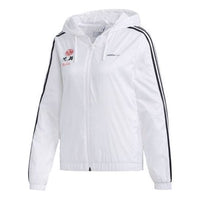 (WMNS) adidas neox x Hua Mulan Printing Sports Jacket White GK5896