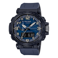 Men's CASIO PRO Trek Strap Stainless Steel quartz Watch Black Mens PRW-6600Y-2CR