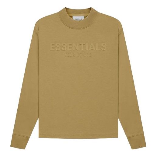 (GS) Fear of God Essentials FW21 L/S Tee Amber FOG-FW21-062