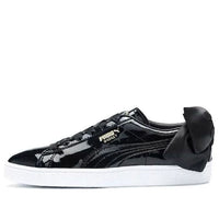 (WMNS) PUMA Basket Bow Patent 'Black' 368118-01