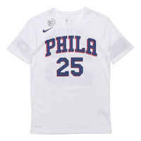 Nike NBA Men's Philadelphia 76ers Simmons No. 25 White 870801-103