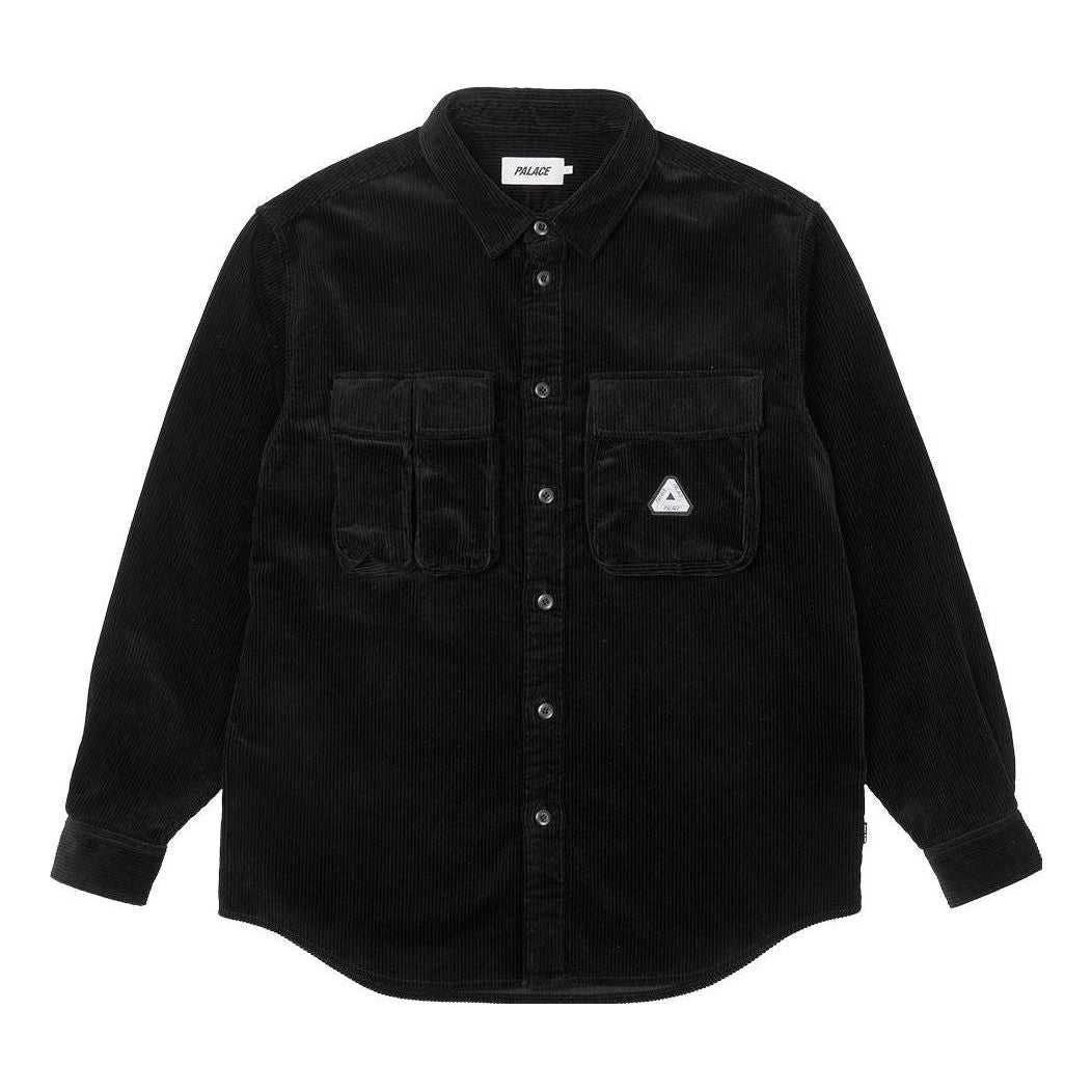 Palace Cargo Cord Shirt 'Black' P23SHT071
