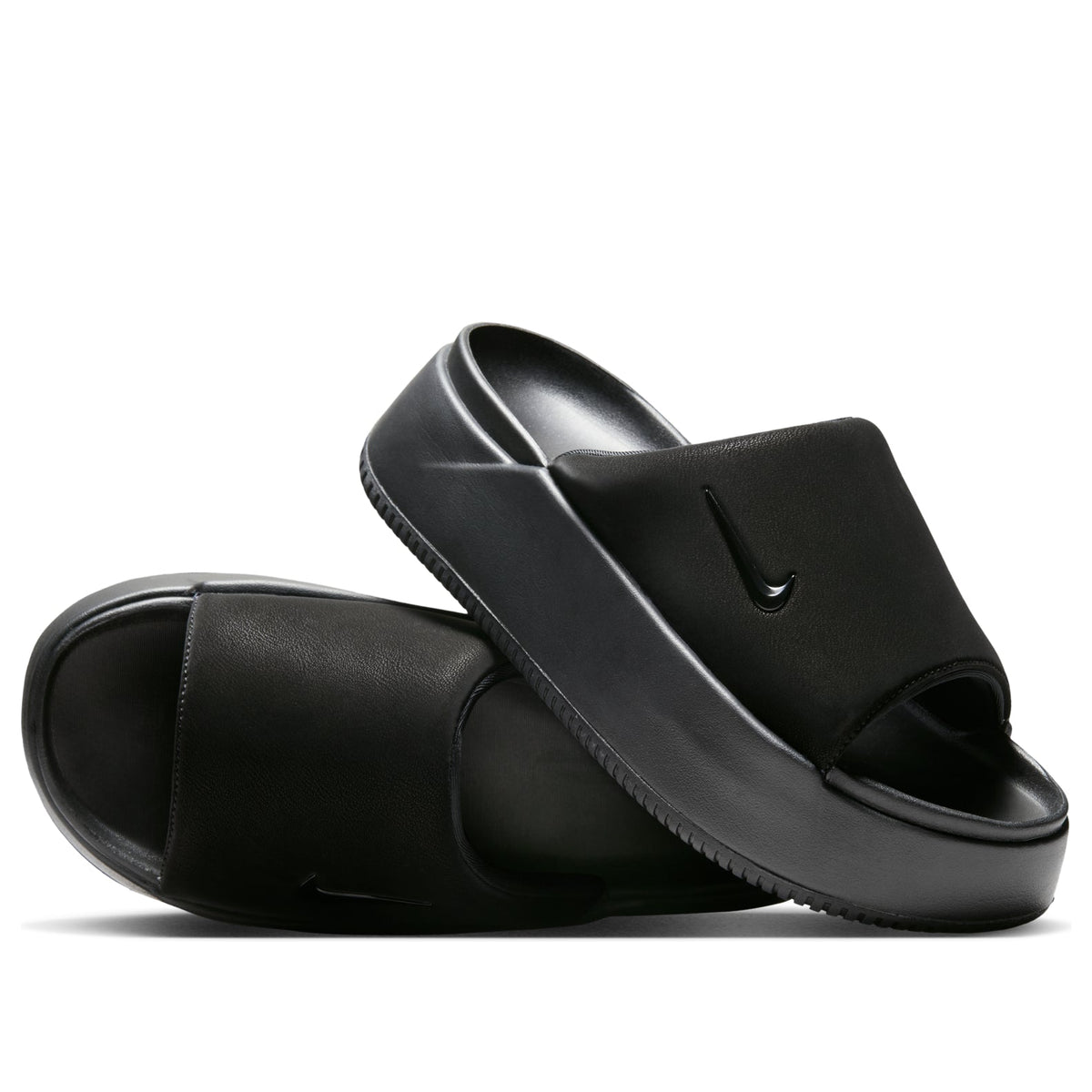 (WMNS) Nike Calm Elevation Slides 'Black' HJ5601-002