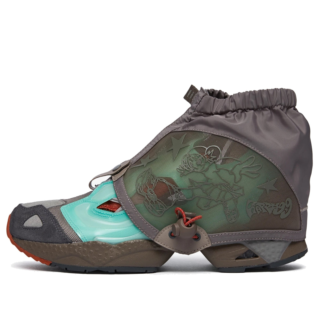 Reebok x Happy99 Instapump Fury 95 'Boulder Grey Hint Mint' 100073105