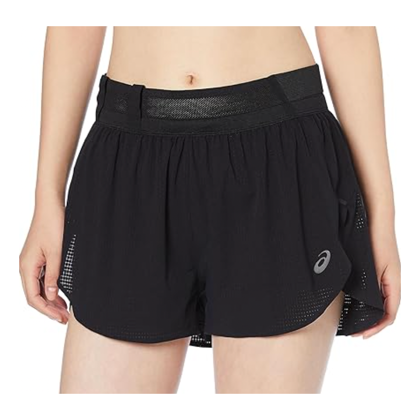 (WMNS) ASICS Metarun Split Shorts 'Black' 2012C858-001