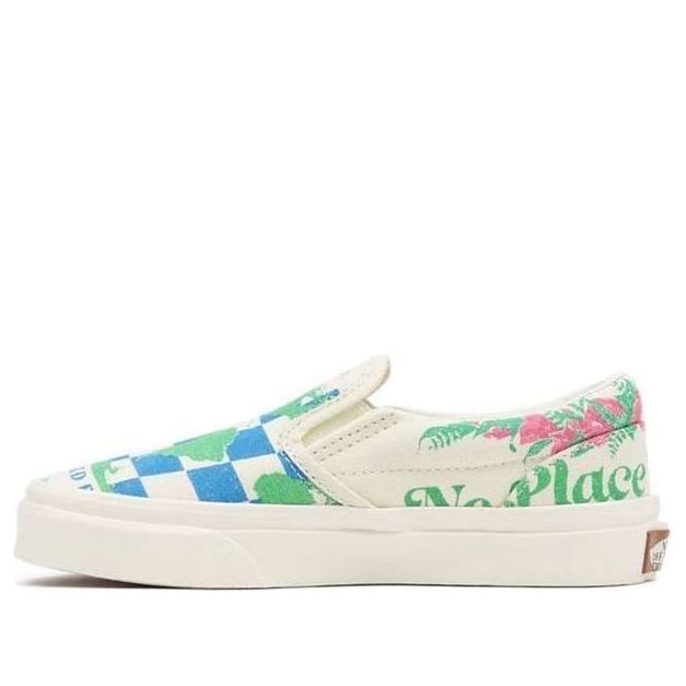 Vans Classic Slip-On Eco Theory 'White Blue' VN0A7Q5GAS1