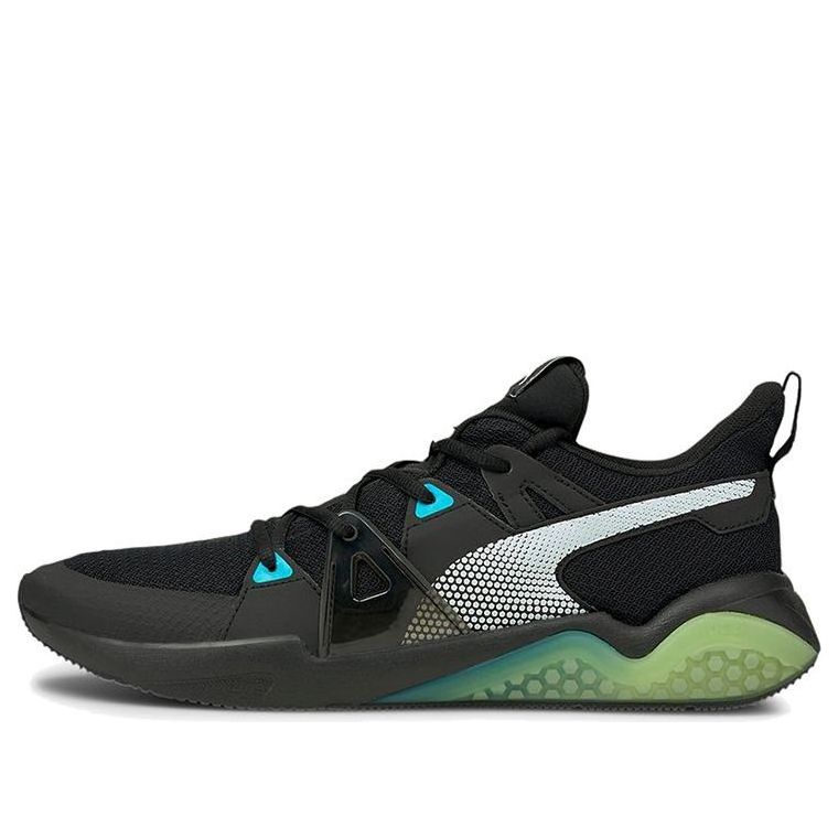PUMA Cell Fraction Fade Running Shoes Black/Green/White 194372-03