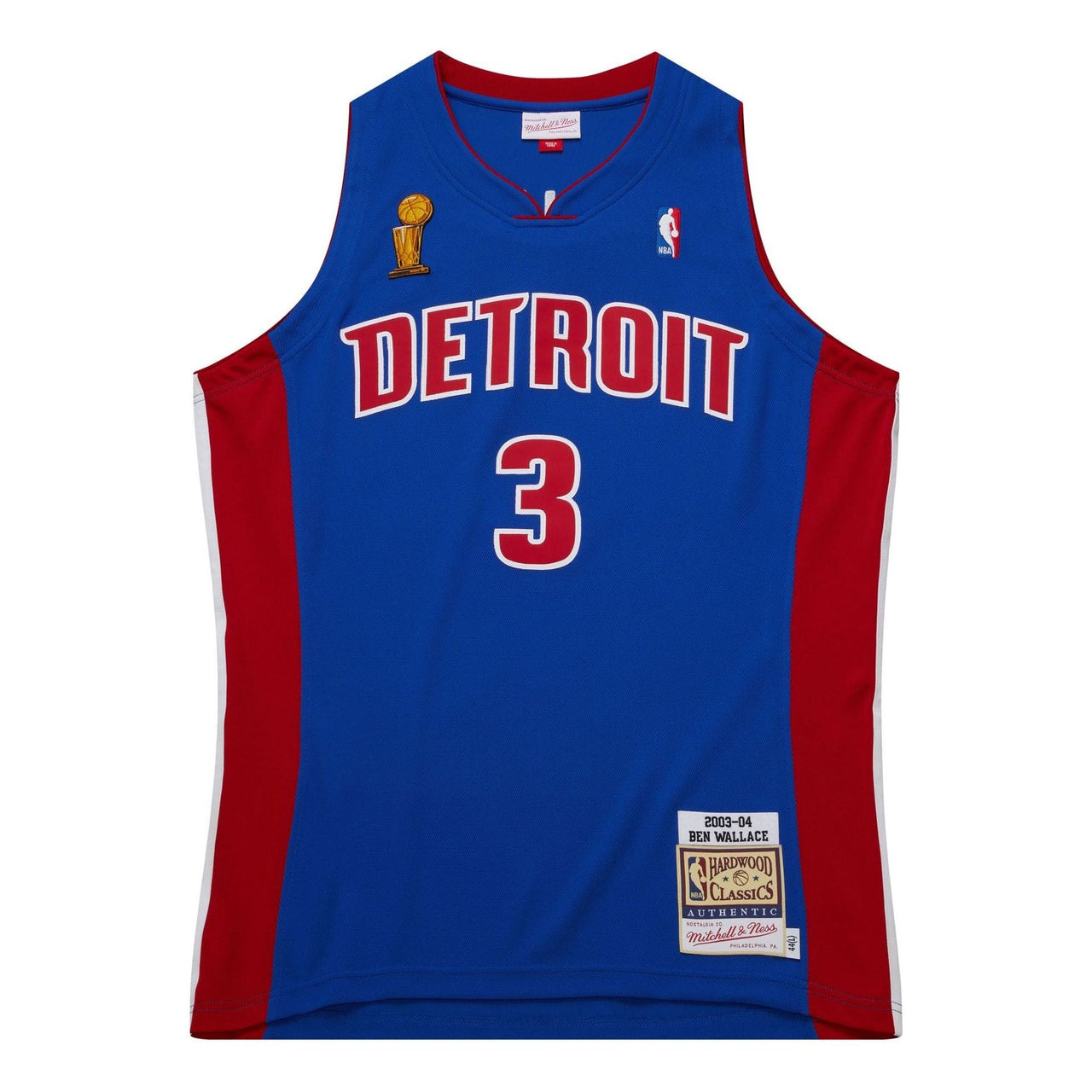 Mitchell & Ness x NBA Detroit Pistons 2004 Dark Finals Jersey 'Ben Wallace 3' AJY46501-DPI03BWAROYA