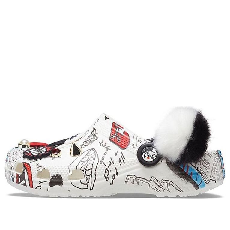 Disney x Crocs Pattern Unisex White Sandals 207401-100