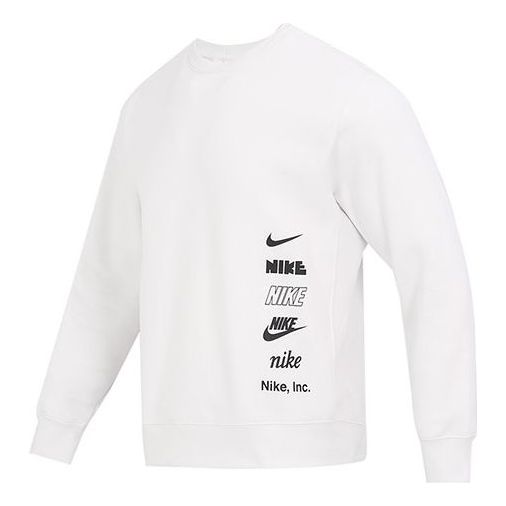 NIKE Multi-label Logo Sweaters 'White' DX0782-030