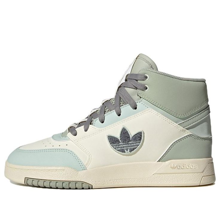 (WMNS) Adidas originals Drop Step XL 'White Light Green Dark Green' HQ6948