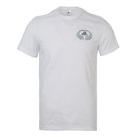 Men's adidas COURT VIZ TEE Round Neck White T-Shirt FM4982