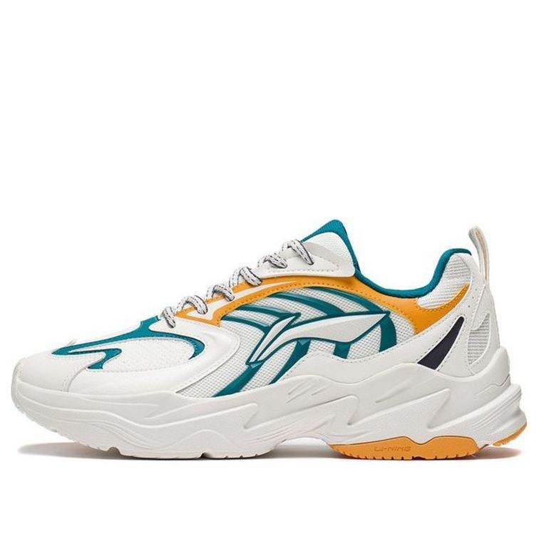 Li-Ning Qixing 'White Green Yellow' ARLS023-4