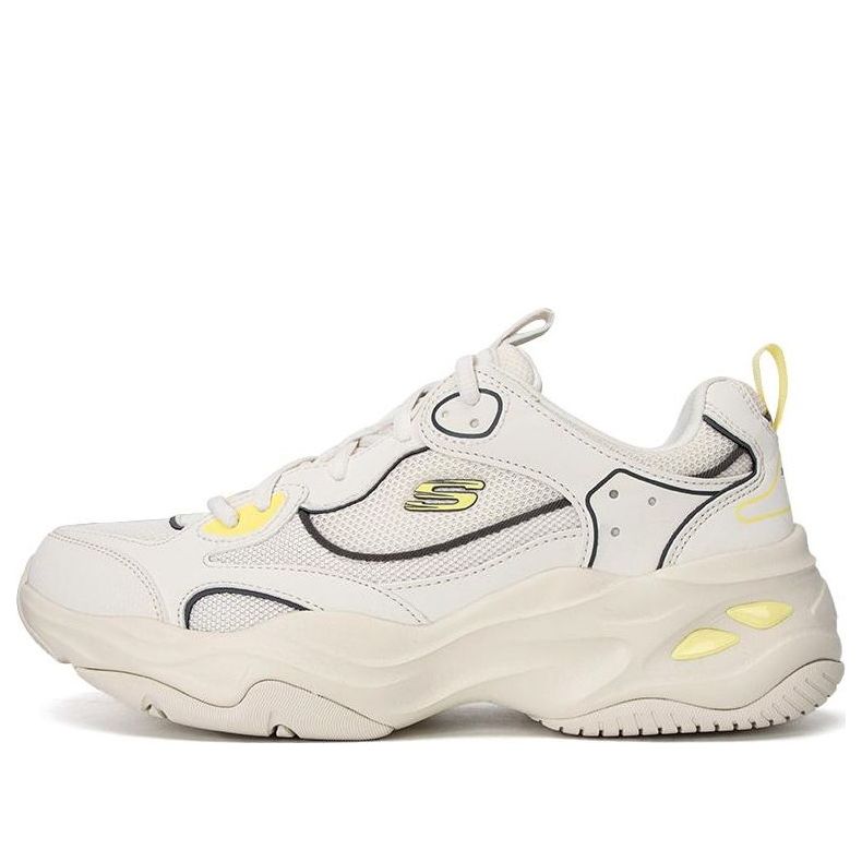 Skechers DLites 4.0 'Cream White Yellow' 894249-NTMT