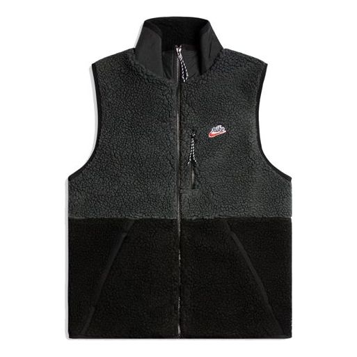 Nike Sportswear Sherpa Fleece Vest  Sports Stay Warm Black CD3142-045