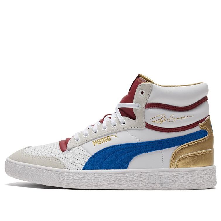 PUMA Ralph Sampson Mid 'Royal - White Red Dahlia' 374150-01
