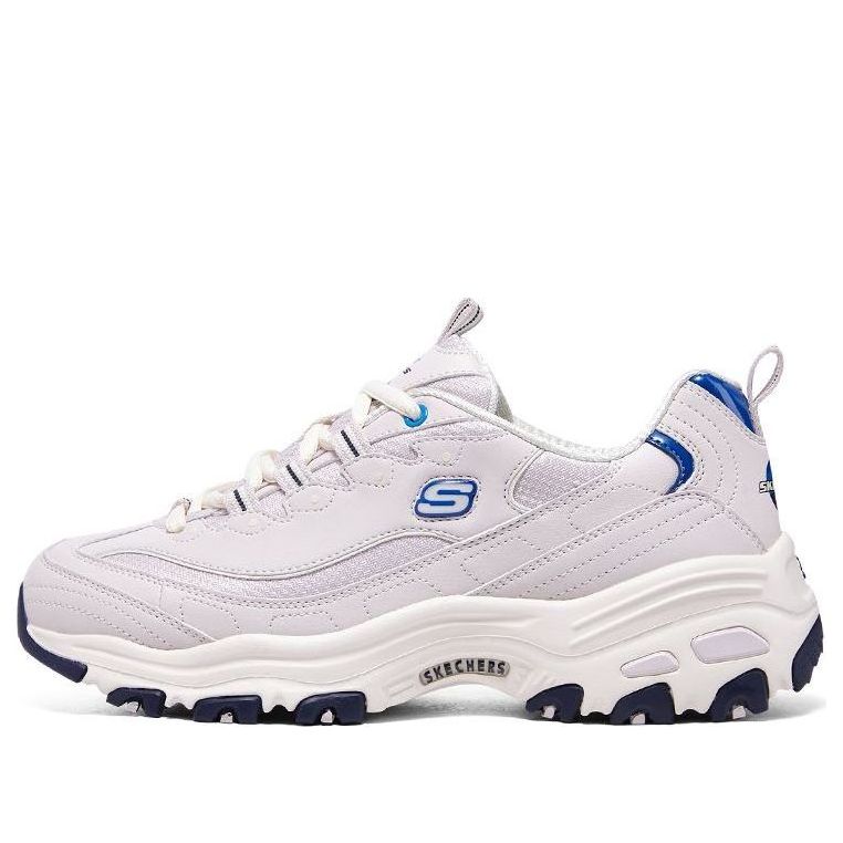 (WMNS) Skechers D'lites 1.0 Sneakers 'Purple White Blue' 896262-LAV