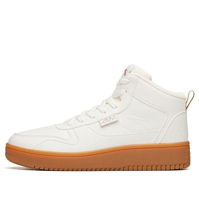 ANTA High Top Skateboarding Shoes 'White Gum' 912038010-13