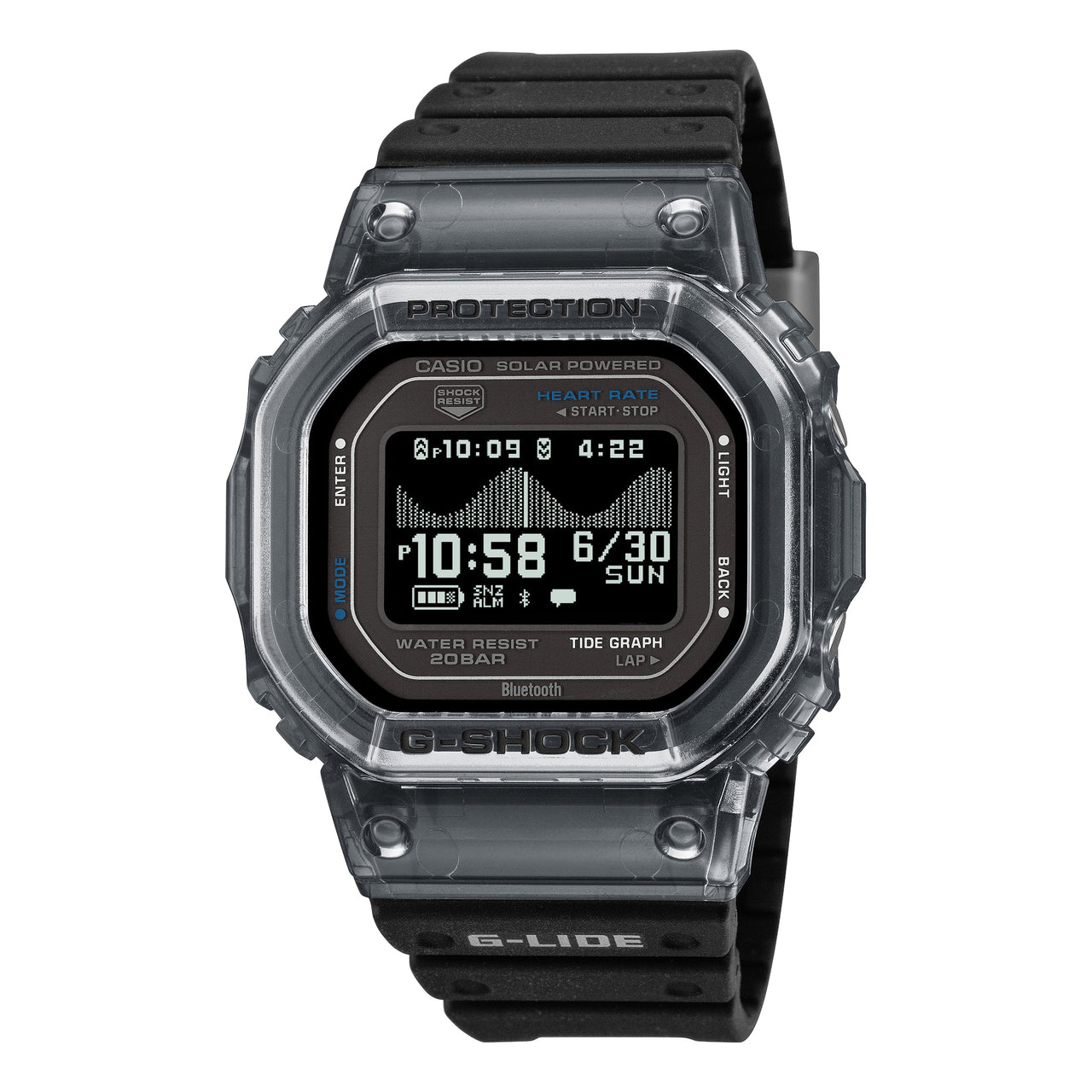 CASIO G-LIDE GBX-H5600 Series Digital 'Black' GBX-H5600-1